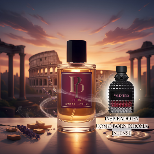 SUNSET INTENSE 100 ML (INSPIRADO EN UOMO BORN IN ROMA INTENSE)